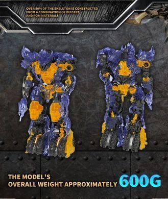 Фигурка Transformers Megatron 22 см Diecast Metal из "Места падших"/ Коллекционная модель от YOLOPARK Мегатрон Работы Трансформеры Revenge of the Fallen