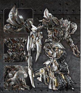 Фигурка Transformers Megatron 22 см Diecast Metal из "Места падших"/ Коллекционная модель от YOLOPARK Мегатрон Работы Трансформеры Revenge of the Fallen