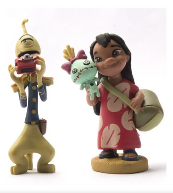 Набір фігурок Lilo & Stitch &ndash; 6 героїв мультфільму Дісней (Ліло, Стіч, Нані, Джамба та інші)