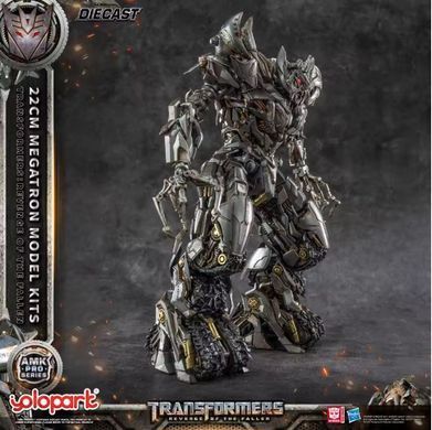 Фигурка Transformers Megatron 22 см Diecast Metal из "Места падших"/ Коллекционная модель от YOLOPARK Мегатрон Работы Трансформеры Revenge of the Fallen