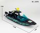 Конструктор черный скоростной катер Морской полиции Constructor black NCIS speedboat J089B