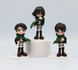 Набір фігурок Attack on Titan / Атака Титанів Chibi 6 шт &mdash; Колекційні аніме фігурки Ерен, Мікаса, Леві, Армін, Ервін, Титан &mdash; Подарунок фанату аніме