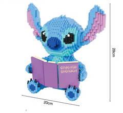 Конструктор 3D из миниблоков Стіч з мультфільму Ліло і Стіч, lilo and stitch Disney