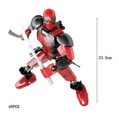 Конструктор Super Heroes Marvel Deadpool. Фігурка Дедпул, 69 деталей