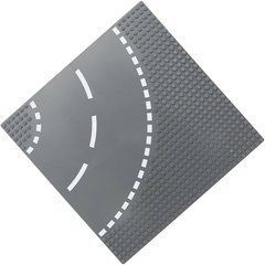 Опорна плита дорога вид на вулицю Base plate road street view QL0907