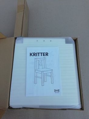 Стульчик белый IKEA KRITTER