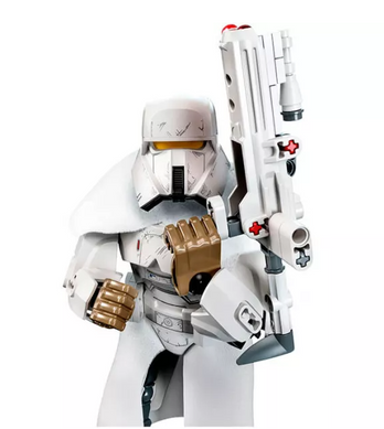 Конструктор Star Wars Snowtrooper 101 деталей &mdash; Фігурка Снігового Штурмовика 26 см, Збірна модель LEGO сумісна, Подарунок для фанатів Зоряних війн