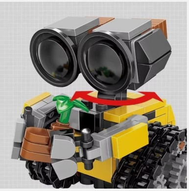 Конструктор робот WALL-E мини фигурка из блоков 3D &ndash; игрушка Валли Disney Pixar, Robot Wall-E Toy Figure, мини конструктор робот для детей