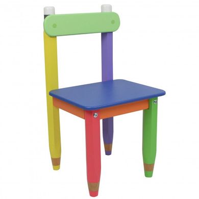 Детский набор "Карандашики" 60х40 с пеналом и стульчиком 1шт (цвет столешницы - синий)