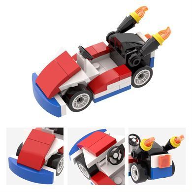 Конструктор Марио Карт (красный ) Братья Марио constructor Mario Kart (red) Super Mario Bros MOC1218