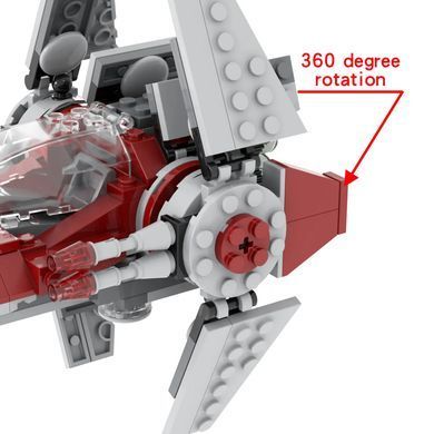 Конструктор V-образный истребитель Звездные войны constructor V-wing fighter MOC2124-A