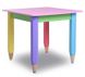 Дитячий столик "Олівчики" 60*60 (колір стільниці - рожевий)