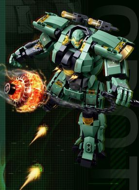 Конструктор Руйнівник серія Механічні воїни constructor Destroyer series Mech robots B1153