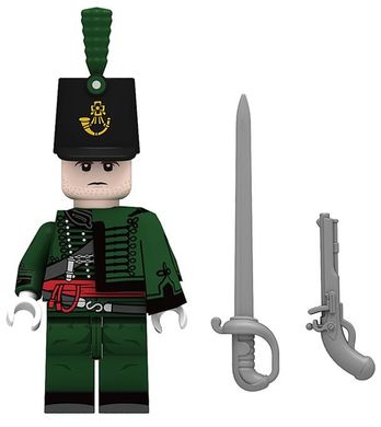 Набір фігурок чоловічків Британські Стрілки 95-й полк з гарматою 4шт figures sets British Fusilier 4pcs MJQ81028