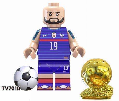 Фигурка Карим Мостафа Бензема Звезды футбола figures Karim Mostafa Benzema Football stars TV7010