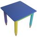 Дитячий столик "Олівчики" 60*60 (колір стільниці - синій)