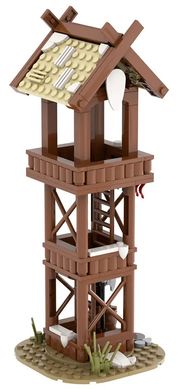 Конструктор Сторожевая башня викингов серия Средневековье constructor Viking sentry tower medieval MOC5036