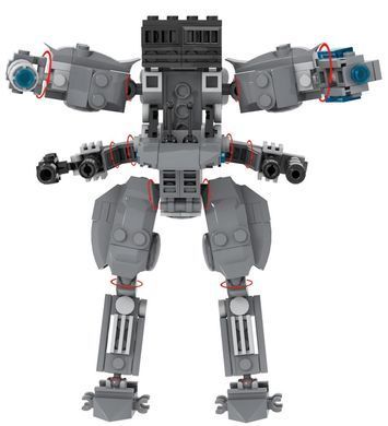 Конструктор Улучшенный Титан КамераМен Скибиди Туалет figures toilet tower defense MOC1374-A
