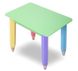 Дитячий столик "Олівчики" 60*40 з пеналом (колір стільниці - салатовий)