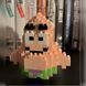 Конструктор фигурка Пиксели BRICKS Патрік Стар Губка Боб серия "Мультгерои" Patrick Star SquarePants M3045