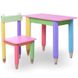 Детский набор "Карандашики" 60х40 столик и 2 стульчика (цвет столешницы - розовый)