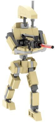 Конструктор Бойовий дроїд Зоряні війни constructor Battle Droid with Lightsaber starwars MOC2090
