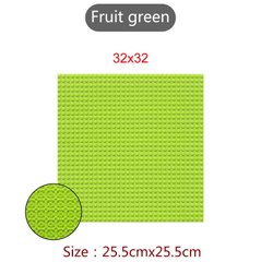 Опорна плита Фруктово-зелений колір base plate Light green 25.5 x 25.5 см (32 x 32 крапки) T561