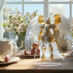 Акриловая фигурка Архангел-Рыцарь (Winged Knight) &mdash; 2D декоративная подставка, 20 см.