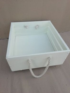 Ящик для игрушек Wood mini, белый