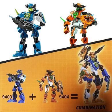 Конструктор фігурка супергерой NEX серія "Фабрика героїв Hero Factory Star Warrior Building Blocks Robot Mech 9404