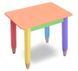 Дитячий столик "Олівчики" 60*40 з пеналом (колір стільниці - помаранчевий)