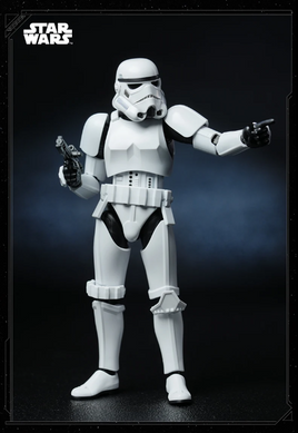 Фигурка BLOKEES Stormtrooper / Штурмовик Star Wars &ndash; коллекционная модель с аксессуарами и сменными руками, 14 см