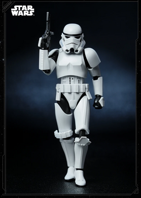 Фигурка BLOKEES Stormtrooper / Штурмовик Star Wars &ndash; коллекционная модель с аксессуарами и сменными руками, 14 см