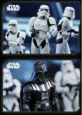 Фигурка BLOKEES Stormtrooper / Штурмовик Star Wars &ndash; коллекционная модель с аксессуарами и сменными руками, 14 см