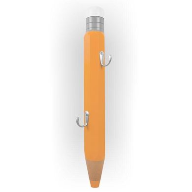 Вешалка "Карандашик" с двумя крючками (цвет - оранжевый)