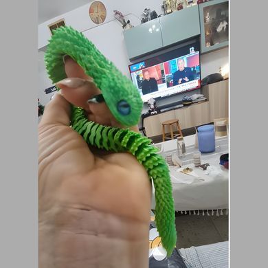 Іграшка 3D рухома змійка, 30см