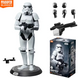 Фигурка BLOKEES Stormtrooper / Штурмовик Star Wars &ndash; коллекционная модель с аксессуарами и сменными руками, 14 см