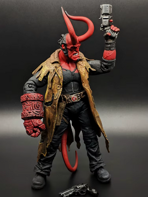Экшн фигурка Хеллбой Hellboy с рогами 18 см