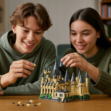 Конструктор Замок Хогвартс 1071 деталь &mdash; Harry Potter Magic Castle