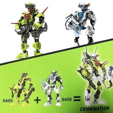 Конструктор фігурка супергерой STORMER серія "Фабрика героїв Hero Factory Star Warrior Building Blocks Robot Mech 9406