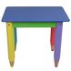 Дитячий столик "Олівчики" 60*40 з пеналом (колір стільниці - синій)