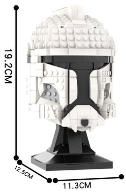 Конструктор Шлем солдата-клона фазы 1 Модель оружия figures Clone helmet Star Wars MOC2086