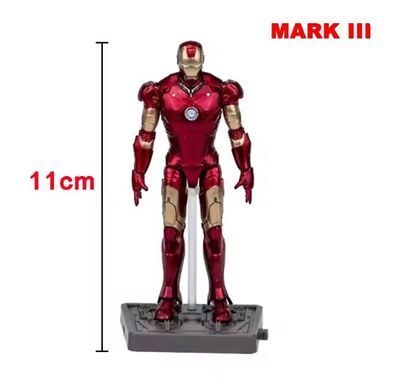 Коллекционная экшн-фигурка Железного Человека Марвел MARK III. Action Figure Marvel Iron Man Mark III, 11 см в коробке, коллекционная модель