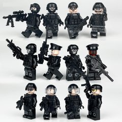 Набір фігурок чоловічків військові спецназівці S.W.A.T. 12шт figures sets special forces S.W.A.T. 12pcs 8034