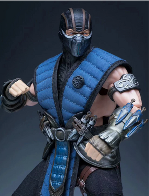 Колекційна фігурка Sub-Zero Mortal Kombat 17 см &mdash; Саб-Зіро Мортал Комбат рухлива action figure з ефектами льоду та аксесуарами MK collectible figure