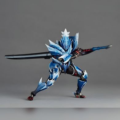 Коллекционная фигурка Amazing Yamaguchi Lunagaron Armor Set / Monster Hunter Rise 17 см &mdash; Охотник в броне Лунагарона Revoltech action figure