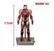 Коллекционная экшн-фигурка Железного Человека Марвел MARK XLIII. Action Figure Marvel Iron Man Mark 43, 11 см в коробке, коллекционная модель