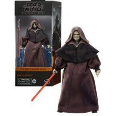 Колекційна екшн-фігурка Star Wars The Black Series Darth Sidious (Revenge of the Sith) &mdash; Дарт Сідіус Зоряні Війни 15 см