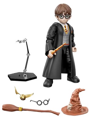 Набір фігурок Гаррі Поттер / Harry Potter Figures Set &ndash; колекційні рухомі фігурки Гаррі, Герміони, Рона та сови Гедвіґ, 4 шт, 8 см