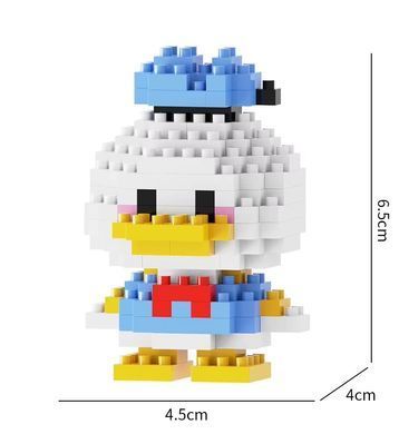 Конструктор фигурка Пиксели BRICKS Дональд Дак серия "Мультгерои" Donald Duck M3007